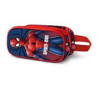 Trousse Double 3D - Marvel Spiderman Solid - Bleu - Taille Unique Bleu G