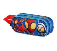 Trousse Double 3D - Marvel Spiderman Spinners - Bleu - Taille Unique Bleu G