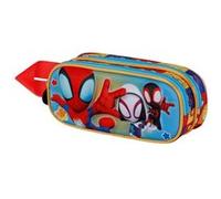 Trousse Double 3D - Marvel Spiderman Three - Bleu - Taille Unique Bleu G