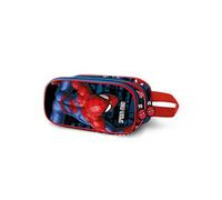 Trousse Double 3D - Marvel Spiderman Wall - Rouge - Taille Unique