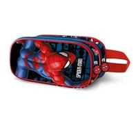 Trousse Double 3D - Marvel Spiderman Wall - Rouge - Taille Unique Rouge G