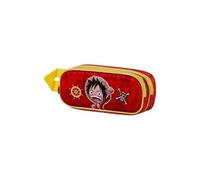 Trousse Double 3D - One Piece Luffy - Rouge - Taille Unique