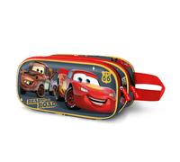 Trousse Double 3D Voyage Avion - Marvel Cars 3 Ready - Rouge - 40x20x25cm Rouge