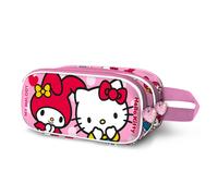 Trousse Double 3D Voyage Avion - Marvel Hello Kitty Lovely - Rose - 40x20x25cm Rose