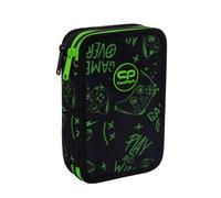 Trousse double avec accessoires Jumper 2 - Game Night Parfait pour les amateurs de jeux et de style, un compagnon idéal pour l'école et la vie de tous les jours