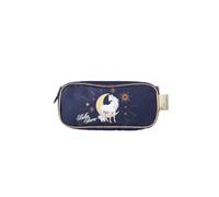 Trousse double compartiment Bella Serra- Bleu Nuit - Rectangulaire