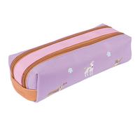 Trousse double compartiment Les Fantaisies Mila Violet et Rose