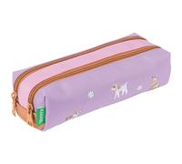 Trousses Scolaires filles Tann's MILA TROUSSE DOUBLE Rose Unique