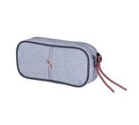 Trousse double compartiments enfant Kid'Abord Harry Potter University Gris 22x6x10 cm