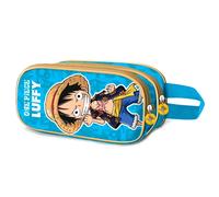 One Piece Monkey-Trousse Double, Bleu, 22 x 9,5 cm