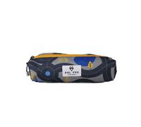 Trousse double enfant Pol Fox Race Gris 22x8x6 cm