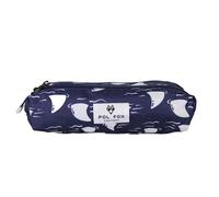 Trousse double enfant Pol Fox Shark Bleu 22x8x6 cm