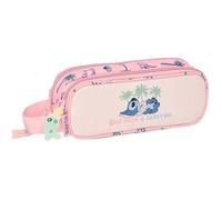 Trousse Double Enfant - Safta - Stitch Beach - Confortable - Polyvalente - Qualité Supérieure