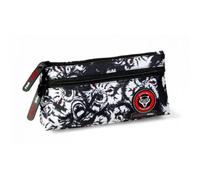 Trousse double glissiÃšre Bestial Wolf Multicolore 21x11x5 cm