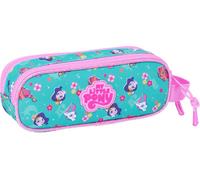Trousse double multi-usages My Little Pony Magic rose turquoise 21 x 8 x 6 cm