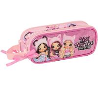 Trousse double multi-usages Na!Na!Na ! Surprise Fabulous Rose 21 x 8 x 6 cm