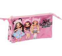 Trousse double multi-usages Na!Na!Na ! Surprise Fabulous Rose 22 x 12 x 3 cm