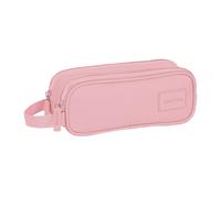 Trousse double multi-usages Safta Rosa 21 x 8 x 6 cm