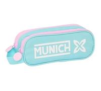 Trousse Double Pour Enfant - Safta - Munich Heaven - Confortable Et Polyvalente - Bleu - Synthétique