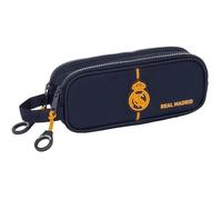 Trousse Double - Safta - Real Madrid 2e Équipe 24/25 - Confortable - Polyvalente - 21x6x8 Cm