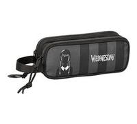 Trousse Double - SAFTA - Wednesday - Rose - Synthétique - Confortable et Polyvalente Rose