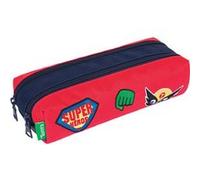 Trousse Double Tann's Tristan Rouge et Bleu Marine Rouge et Bleu Marine G