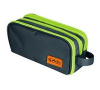 Trousse double Université Fluo, oak/kiwi