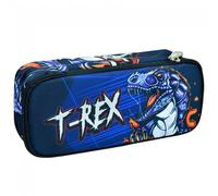 Trousse Double Zip T?rex En Tissu Bmu Bleu / Bleu TU