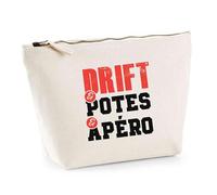 Trousse Drift potes apéro | Pouch | Idée Pochette Toilette Maquillage Transport Cadeau Anniversaire Fête Original Famille Travail Départ Collègue Retraite
