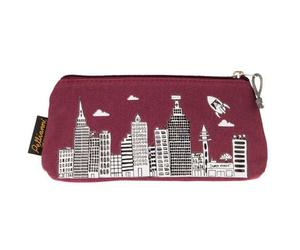 Trousse écolier en coton couleur Cerise Pellianni® - Accessoires école
