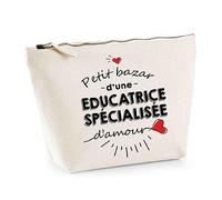 Trousse Educatrice spécialisée Bazar d'amour | Pochette Toilette Maquillage Idée Sac Cadeau
