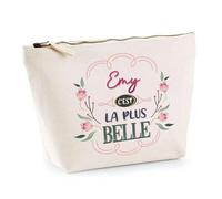 Trousse Emy la Plus Belle | Pochette Maquillage Make-up Toilette Cadeau Fête des Mères Anniversaire Soeur Noël Tata Marraine
