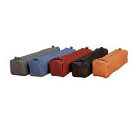 Trousse en cuir Age Bag carrée 21x4,5x4,5 cm - Assortis