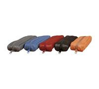 Trousse en cuir Age Bag petite ovale 18,5x5x3 cm - Assortis