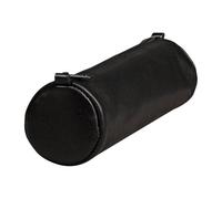 Trousse en cuir Age Bag ronde 21xØ6 cm - Noir