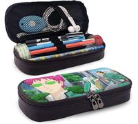 Trousse En Cuir Avec Fermeture Éclair The Disastrous Life Of Saiki K - Grande Capacité - Pour L'école Et Le Bureau