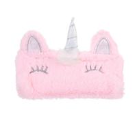 Trousse en Peluche Rose, Compacte, pour Fille, Voyage et Paquet | Rangement pour Maquillage Débutant, Format Poche, Usage Scolaire et Paquet à Dos, Aspect Duveteux