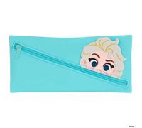 Trousse en silicone - Safta - Disney Frozen - Elsa - Bleu - Zippée Bleu