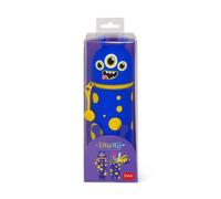 LEGAMI - Kawaii Étui École 2 en 1 en Silicone Souple, Thème Monster, Porte-stylos de Table, Fermeture à Glissière, Crayons Crayons Stylos, H 18.5 cm