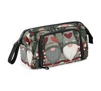 Trousse en toile de grande capacité - Pour le bureau, l'université, l'école, les enfants, les adolescents, les étudiants, les nains symétriques