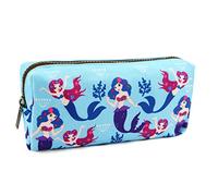 Trousse en toile pour crayons ou maquillage, motif sirènes