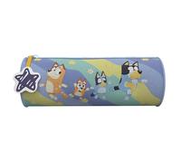 CyP Brands-Bluey, trousse à crayons, matériel scolaire, préscolaire, Light Waves, couleur bleue, produit officiel, multicolore, Estandar, Décontracté