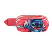 Disney Trousse Lilo et Stitch Thing 3D double Rose 22 x 9,5 cm