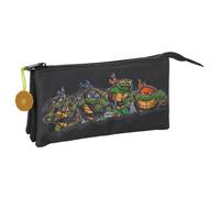 Trousse enfant Safta Ninja Turtles Gris 22x3x12 cm