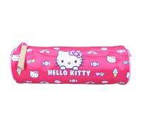 Trousse Hello Kitty Follow The Rainbow, rose bonbon, Design :