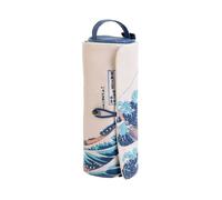 Erik Trousse enroulable Art japonais Hokusai La Grande Vague 20,5 x 8,5 x 8,5 cm pour crayons