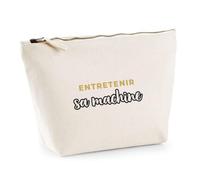 Trousse Entretenir Sa Machine - Pouch Case - Idée Trousse Rangement Cadeau Anniversaire Fête Original Famille Travail Départ Collègue Retraite Noël. - Doré&Noir - 2