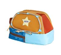 Trousse esthétique, trousse esthétique, grande capacité, motif étoiles, organisateur de cosmétiques, fournitures scolaires pour adolescents, bleu, Consulte la descripción, Voir description
