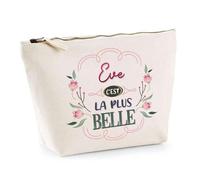 Trousse Eve la Plus Belle | Pochette Maquillage Make-up Toilette Cadeau Fête des Mères Anniversaire Soeur Noël Tata Marraine