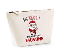 Trousse Faustine Pas Touche Père Noël - Secret Santa Cadeau Noël Humour Insolite Collègue